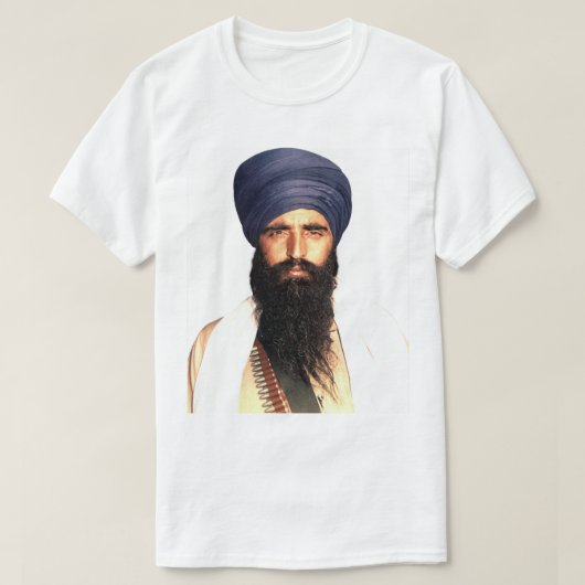 Sant Baba Jarnail Singh Bhindranwale Clas T-shirt (Design voorkant)