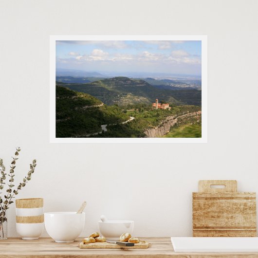Sant Benet de Montserrat Poster (Keuken)