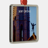 Sant Feliu Cathedral, Girona, Spanje Metalen Ornament (Rechts)