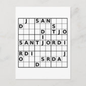 Sant Jordi doku Briefkaart (Voorkant)