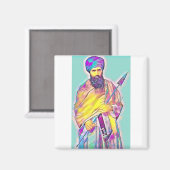 Sant Jurnail Singh Bhindranwale Magneet (Voorkant / Achterkant)