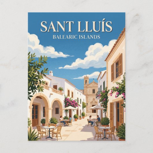 Sant Lluís Spanje Briefkaart (Voorkant)