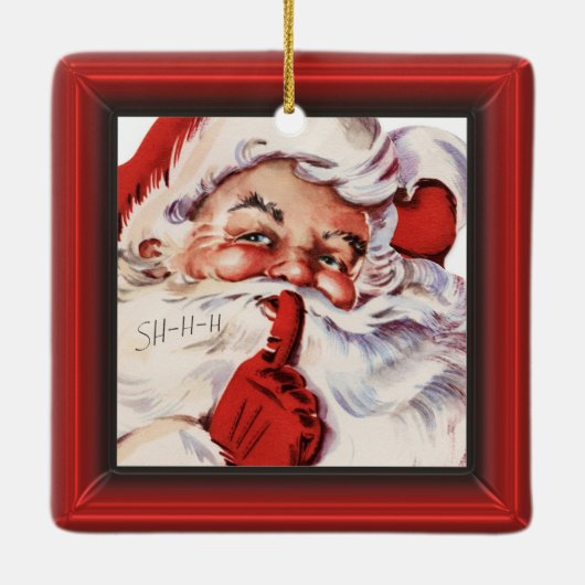 Santa20151101 Keramisch Ornament (Achterkant)