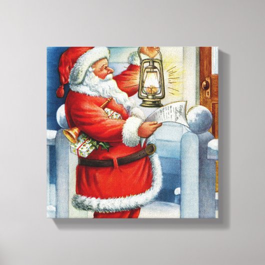 Santa 001 canvas afdruk (Voorkant)