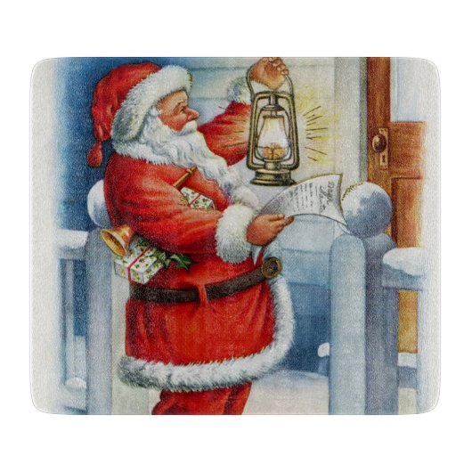 Santa 001 snijplank (Voorkant)
