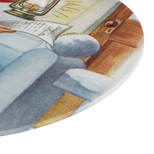 Santa 001 snijplank (Hoek)