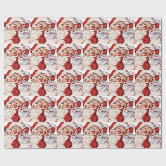 Santa 002 cadeaupapier (Vlak)