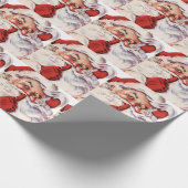 Santa 002 cadeaupapier (Hoek)