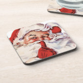 Santa 003 bier onderzetter (Linkerzijde)