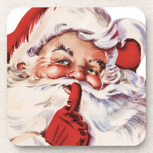 Santa 003 bier onderzetter (Voorkant)