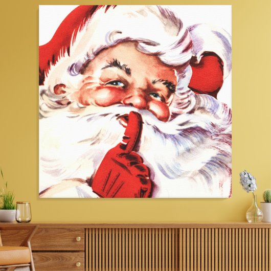 Santa 003 canvas afdruk (Insitu (Woonkamer))