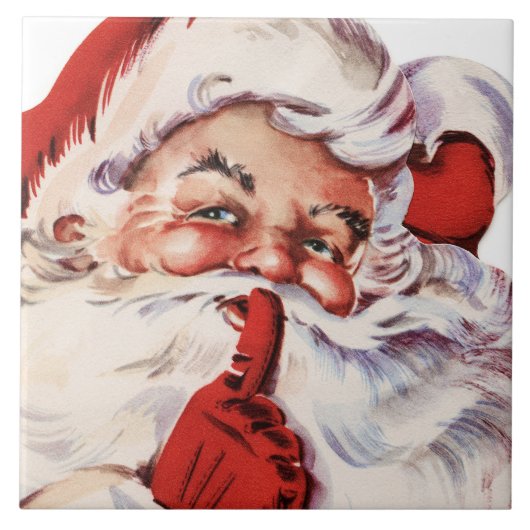 Santa 003 tegeltje (Voorkant)