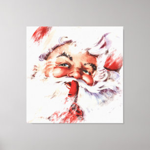 Santa 023 canvas afdruk