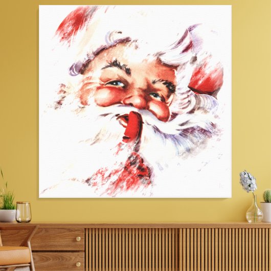 Santa 023 canvas afdruk (Insitu (Woonkamer))