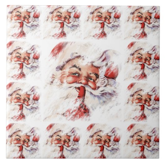 Santa 024 tegeltje (Voorkant)