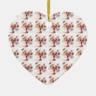 Santa 025 keramisch ornament
