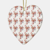 Santa 025 keramisch ornament (Links)