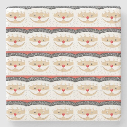 Santa 026 stenen onderzetter (Voorkant)