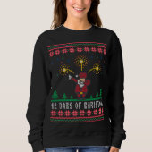 Santa 12 Dabs van Kerstmis Ugly Xmas Sweater (Voorkant)