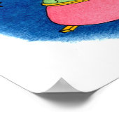 Santa 12x12 afdrukken poster (Hoek)