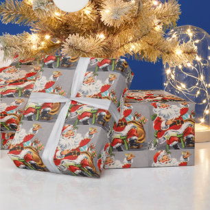 Santa 1950 Cadeaupapier
