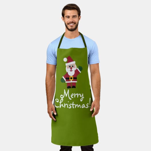 Santa 2021-pron schort (Gedragen)