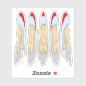 SANTA 313 STICKER (Vel)