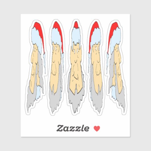 SANTA 313 STICKER (Vel)