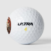 Santa 3D golfballen (Logo)