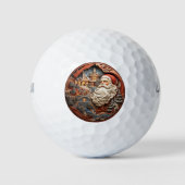 Santa 3D golfballen (Voorkant)