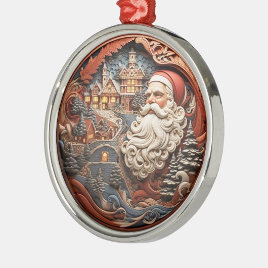 Santa 3D Ornament (Links)
