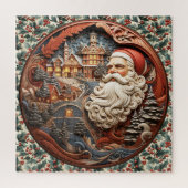 Santa 3D puzzel Legpuzzel (Verticaal)