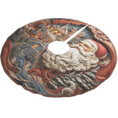 Santa 3D Tree Rok Kerstboom Rok (Gekanteld)