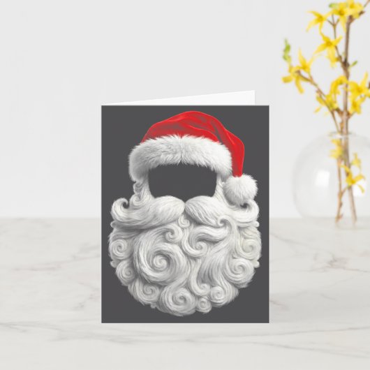 Santa 67 6 7 Six Seven Beard Cool Realistic  Kaart (Gele Bloem)