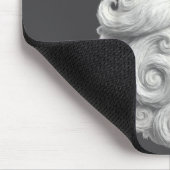 Santa 67 6 7 Six Seven Beard Cool Realistic  Muismat (Hoek)