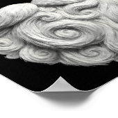 Santa 67 6 7 Six Seven Beard Cool Realistic  Poster (Hoek)