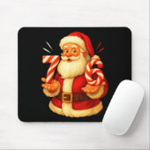 Santa 67 Candy Cane Six Seven Santa Claus Funny Ch Muismat (Met muis)