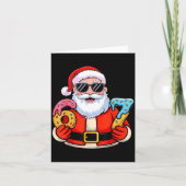 Santa 67 Ice Cream Drip Christmas  Kaart (Voorkant)