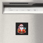 Santa 67 Ice Cream Drip Christmas  Magneet (Insitu (Vaatwasser))