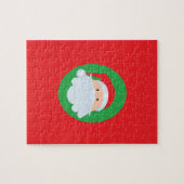 Santa 8x10 Photo Puzzle met cadeaudoos Legpuzzel (Horizontaal)