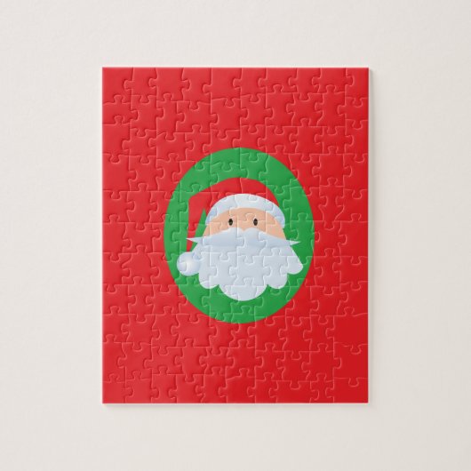 Santa 8x10 Photo Puzzle met cadeaudoos Legpuzzel (Verticaal)