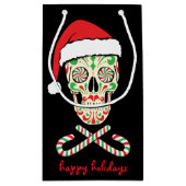 santa , aanpasbaar voor suiker klein cadeauzakje (Achterkant)