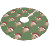 Santa Aap Kerstboom Rok (Gekanteld)
