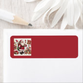 Santa Adresetiketten Etiket (Insitu)
