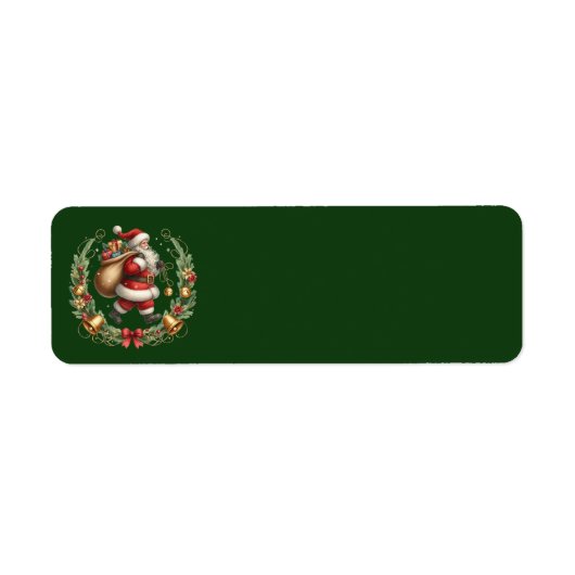  Santa Adresetiketten Etiket (Voorkant)