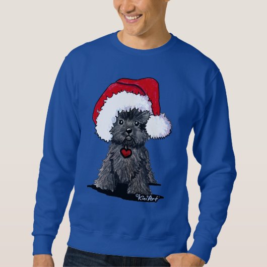 Santa Affenpinscher Trui (Voorkant)