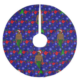 santa african zwarte merman lelijke kerstcadeaus kerstboom rok