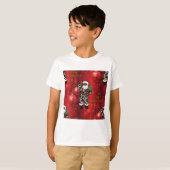 santa afrika leopard claus red t-shirt (Voorkant volledig)