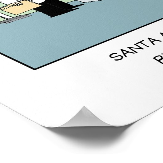 Santa After Gastric Bypass Surgery - Nog steeds Jo Poster (Hoek)