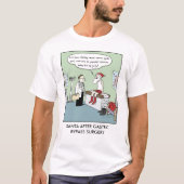 Santa After Gastric Bypass Surgery T-shirt (Voorkant)